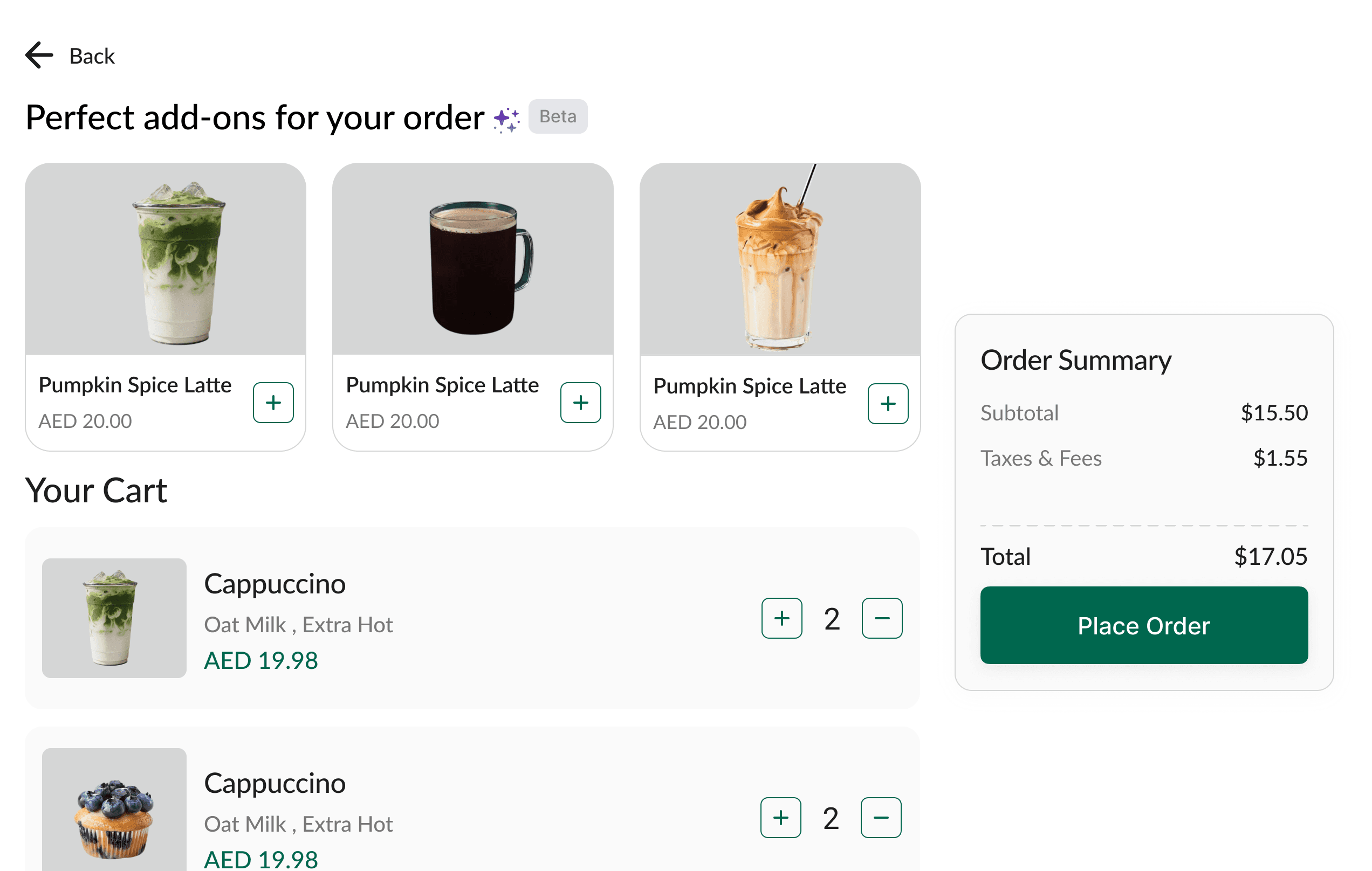Help customers order better
