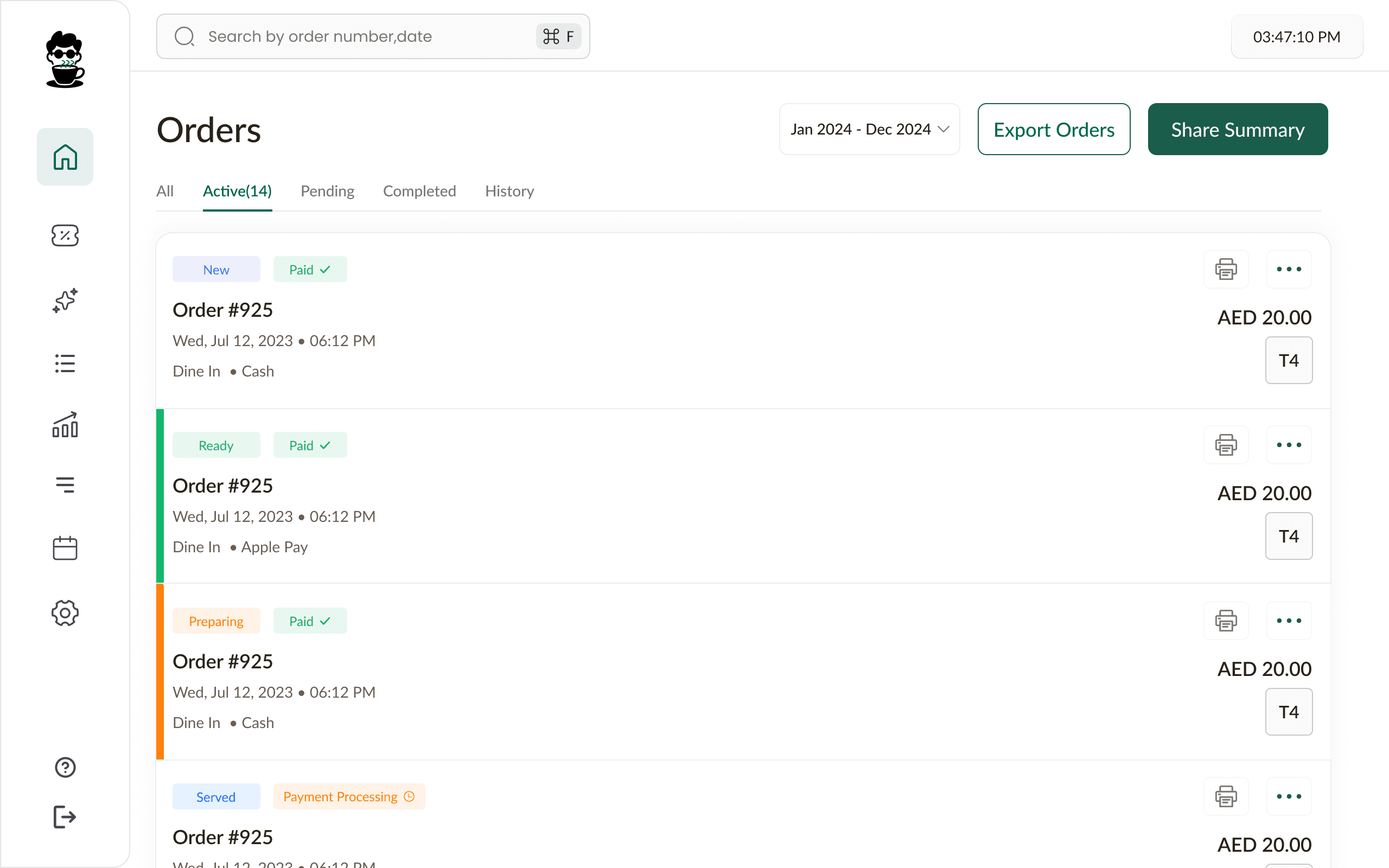 Orders Management System